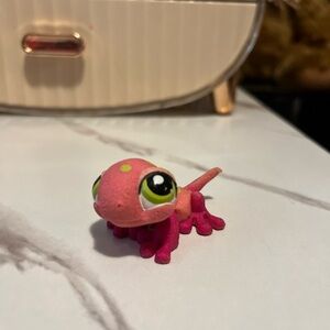 Littlest Pet Shop #1455 Pink Gecko, LPS, LPS collectible 5/$25